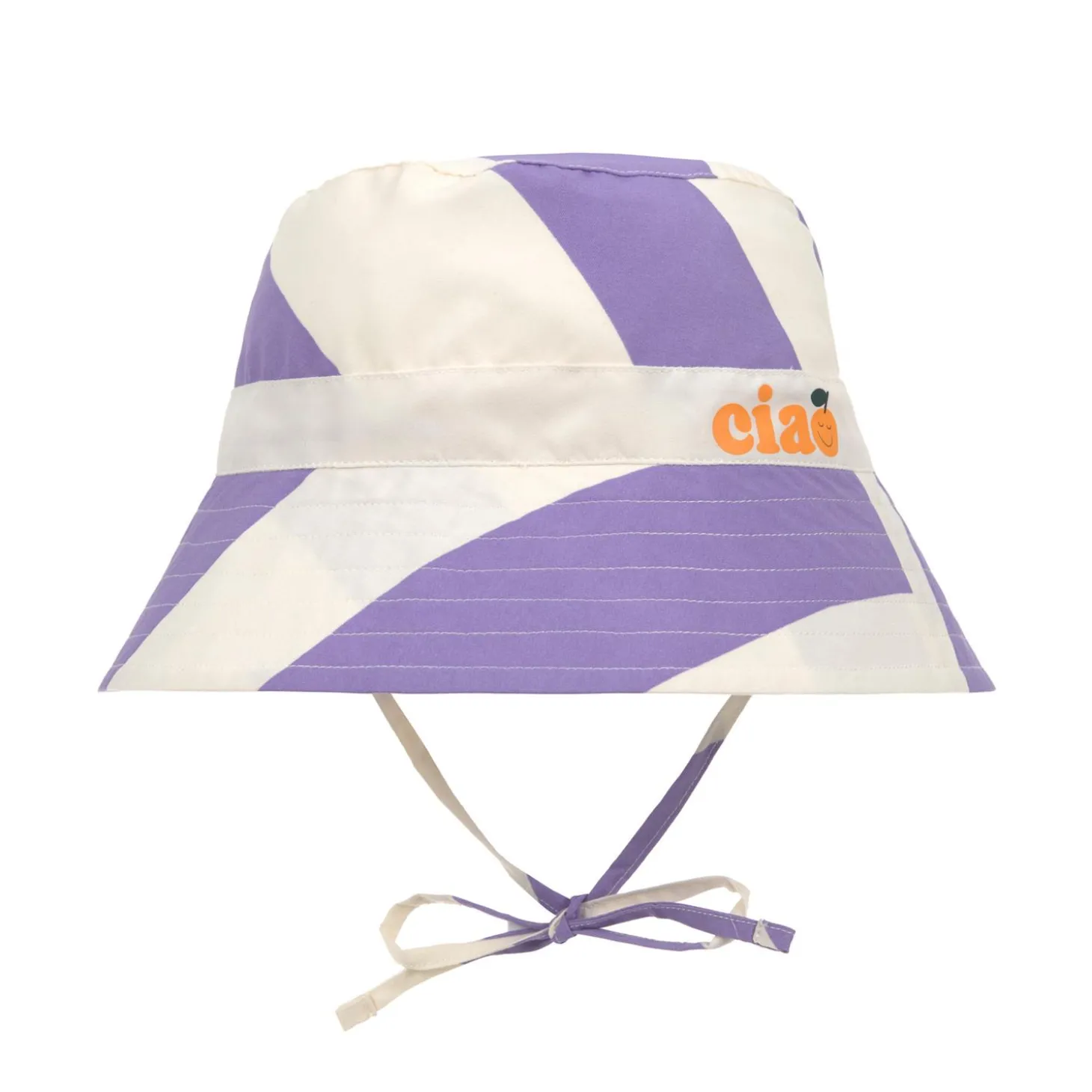 Lässig Bob anti-UV Rayures Violet/sel marin