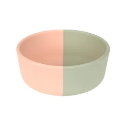 Lässig                    Bol en silicone Happy Fruits    Cerise Rose/Kaki Clair