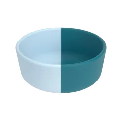Lässig                    Bol en silicone Tiny Team Chien    Bleu