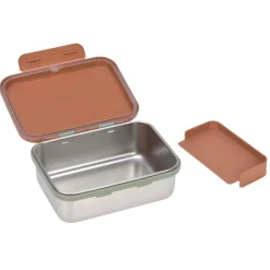 Lässig Boîte à goûter / Lunch box inox Happy Prints Caramel