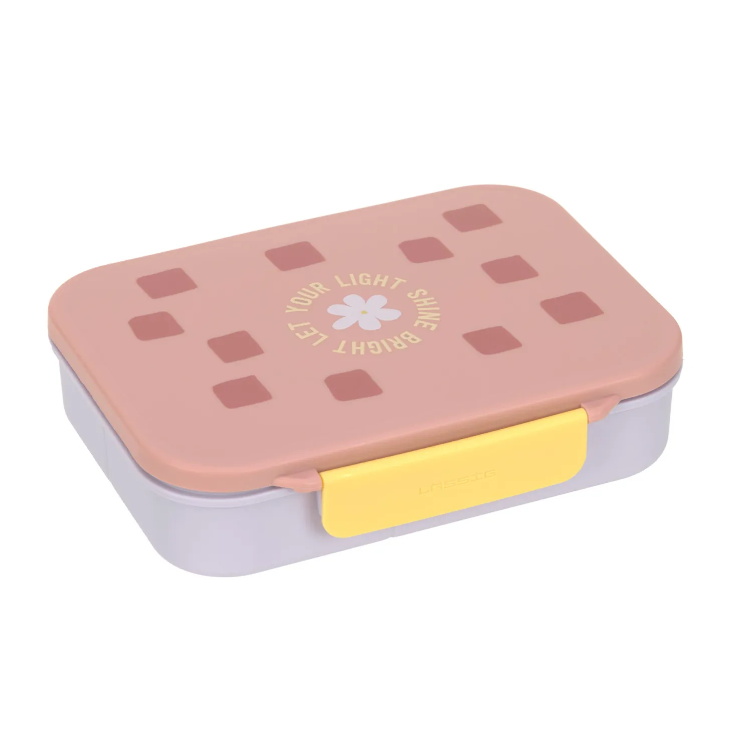 Lässig Boîte à gouter Bento Pattern Party Rose/Lilas