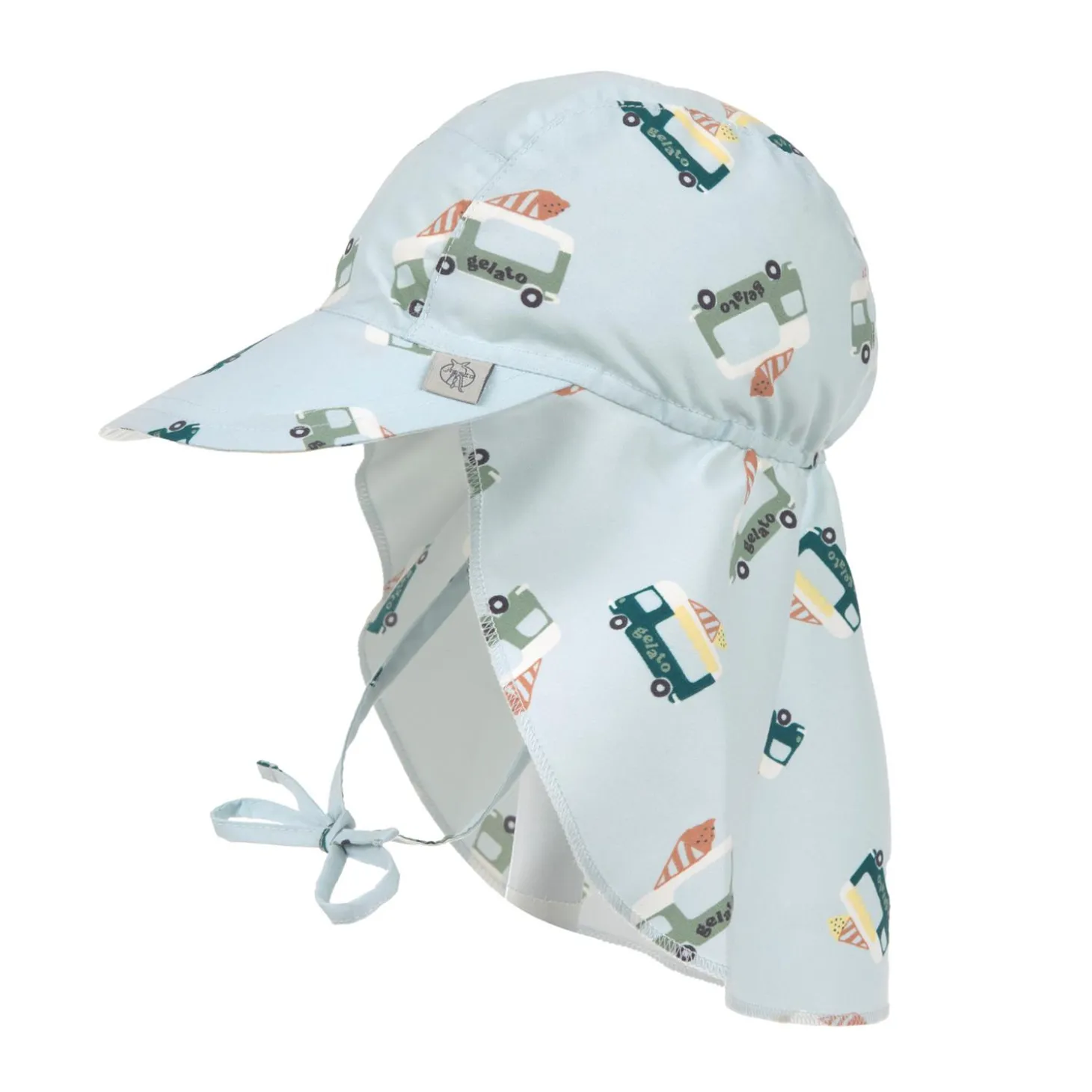 Lässig Casquette protège nuque anti-UV Camion de glace Bleu