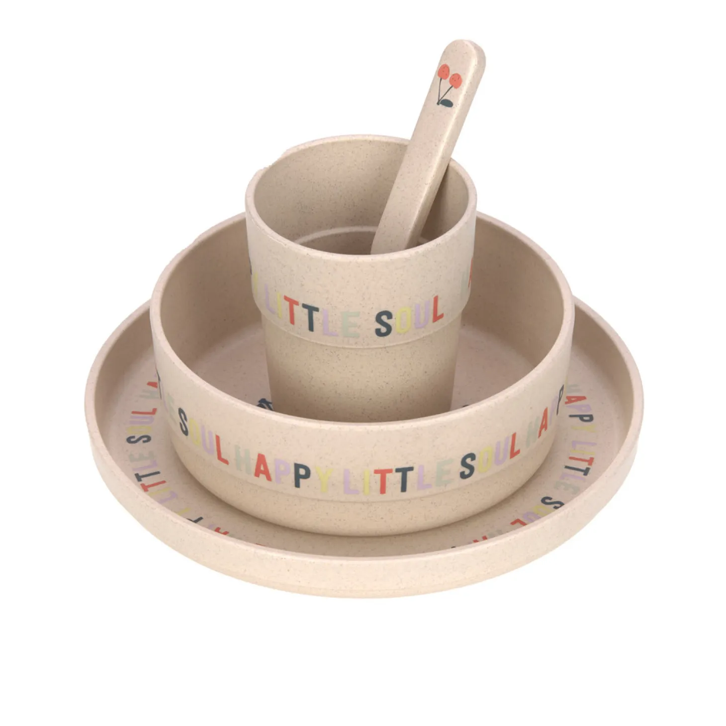 Lässig Coffret repas Happy Fruits Cerise Rose