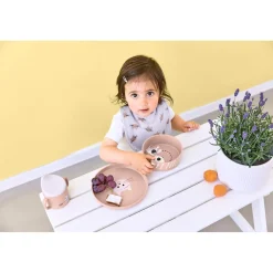 Lässig Coffret repas PP/Cellulose Tiny Team Chat Rose