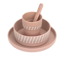 Lässig Coffret repas PP/Cellulose Tiny Team Chat Rose