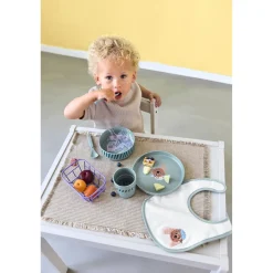 Lässig Coffret repas PP/Cellulose Tiny Team Chien Vert