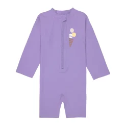 Lässig                    Combinaison manches longues Ice Cream    Violet            19-24 mois, Taille: 92
