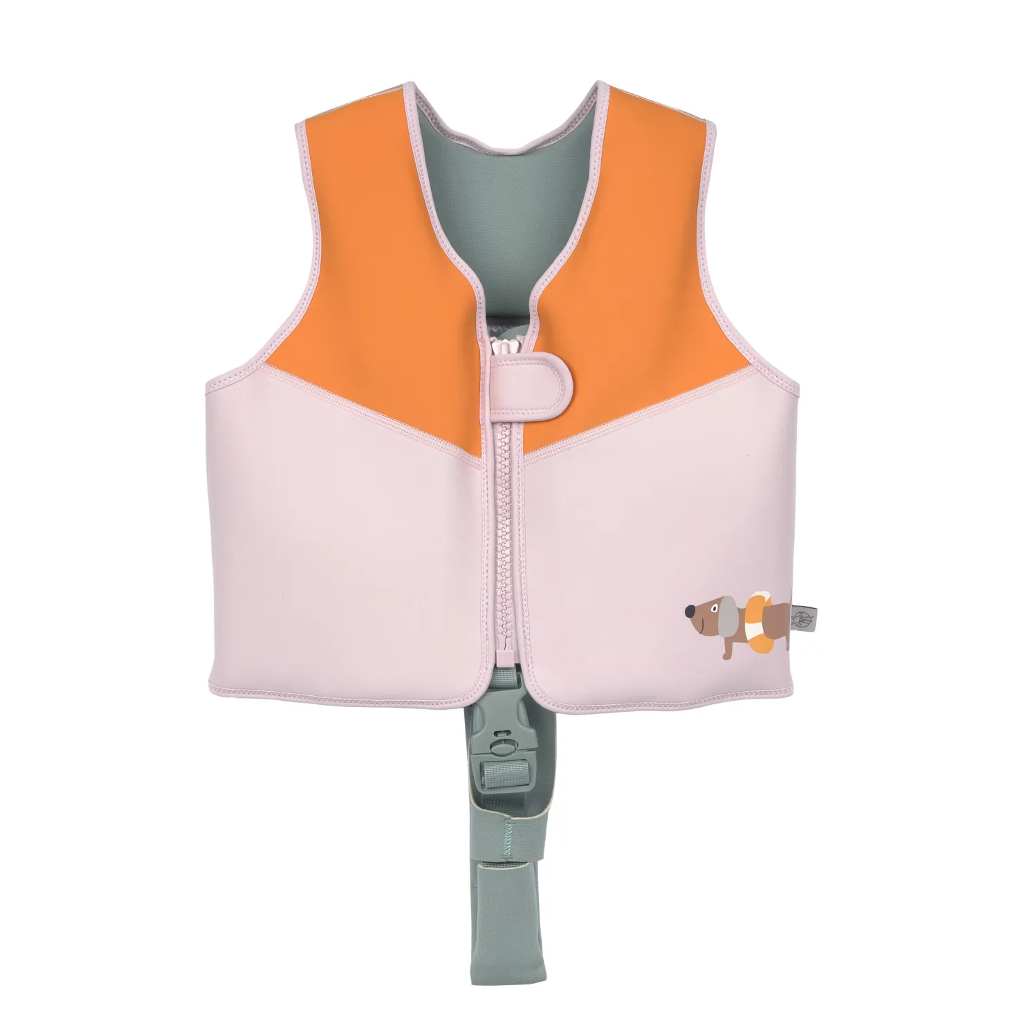 Lässig Gilet de natation Rose pâle/orange 3 - 6 ans