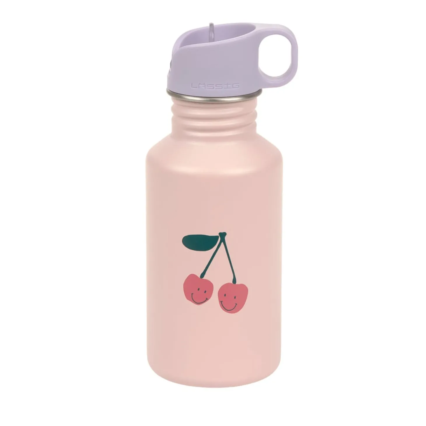 Lässig Gourde pour enfant inox Happy Fruits Cerise