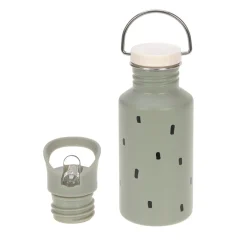 Lässig                    Gourde pour enfant inox Happy Prints    Olive Clair