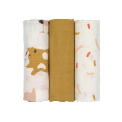 Lässig                    Lange divinement doux Little Mateys    Orange Épicé            80x80 cm