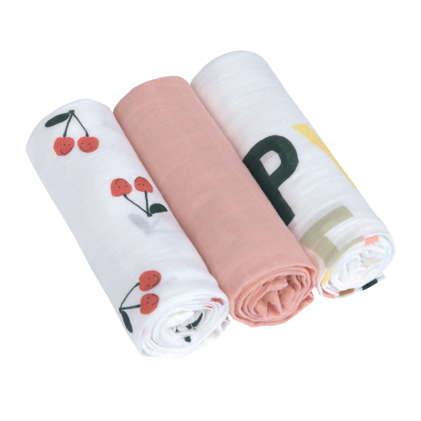 Lässig Lange divinement doux 3 pcs Happy Fruits Cerise Rose