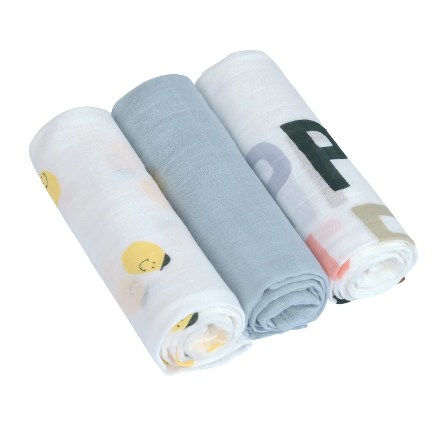 Lässig Lange divinement doux 3 pcs Happy Fruits Citron Bleu