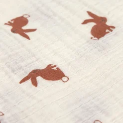 Lässig Lange mousseline M Little Forest Lapin 60x60 cm