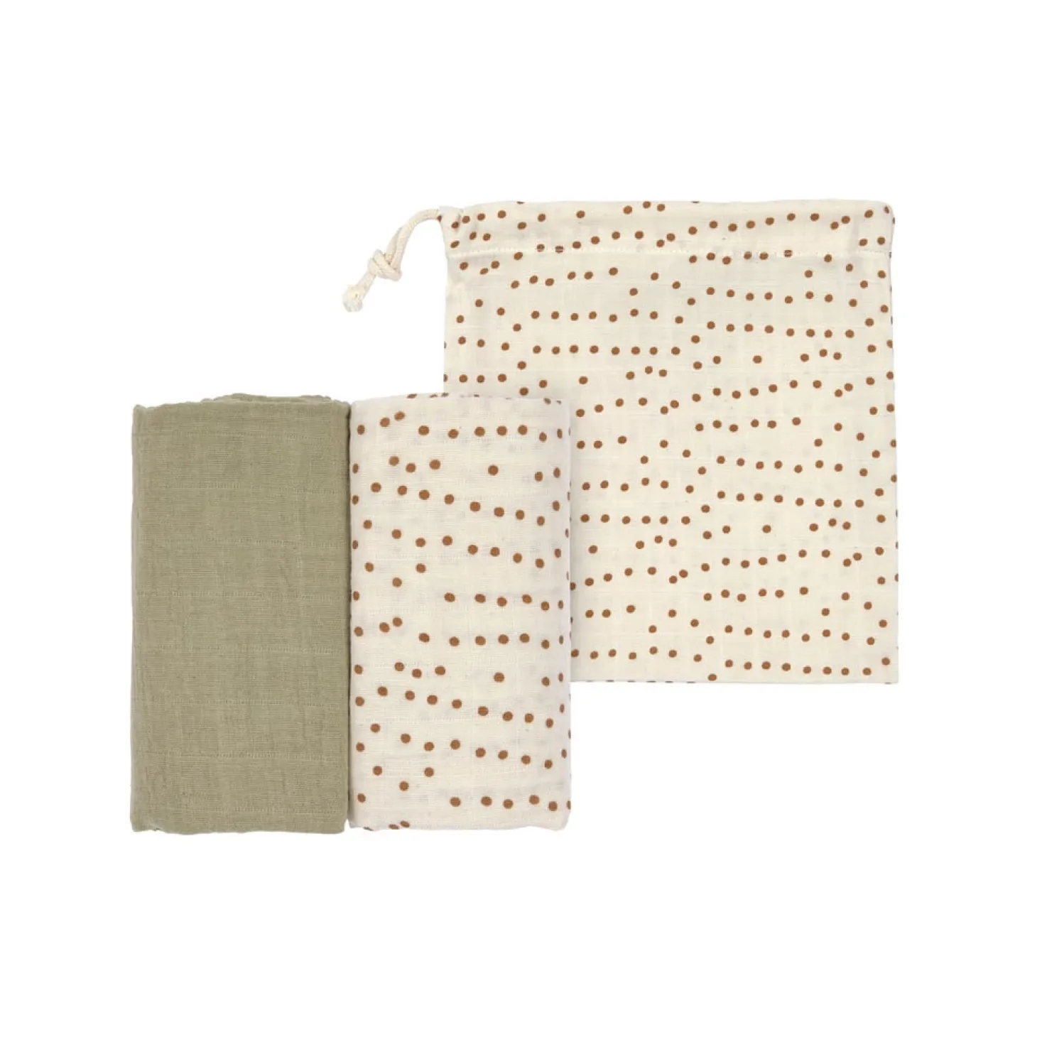 Lässig 2 langes mousseline Caramel