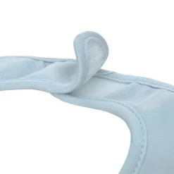 Lässig Lot de 5 bavoirs coton bio Happy Fruits Bleu Clair/Kaki Clair