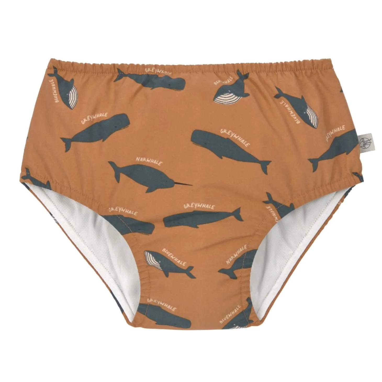 Lässig Maillot de bain couche Baleine Caramel 7-12 mois