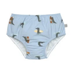 Lässig                    Maillot de bain couche Crocodile    Bleu Ciel