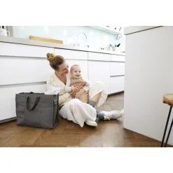 Lässig                    Sac à langer Gre Tote up    Anthracite