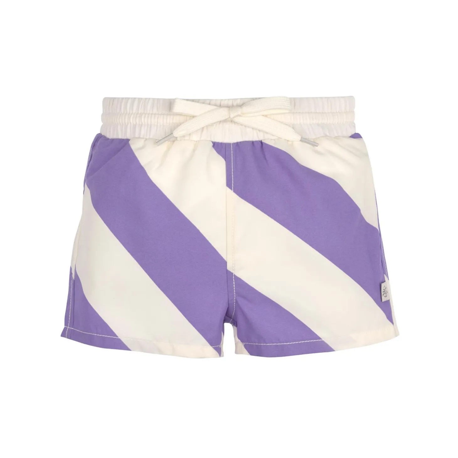 Lässig Shorts Boardie Rayures Violet/Sel marin