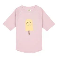 Lässig                    T-shirt anti-UV manches courtes Bâtonnets glacés    Rose