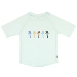 Lässig                    T-shirt anti-UV manches courtes Palmiers    Vert écume