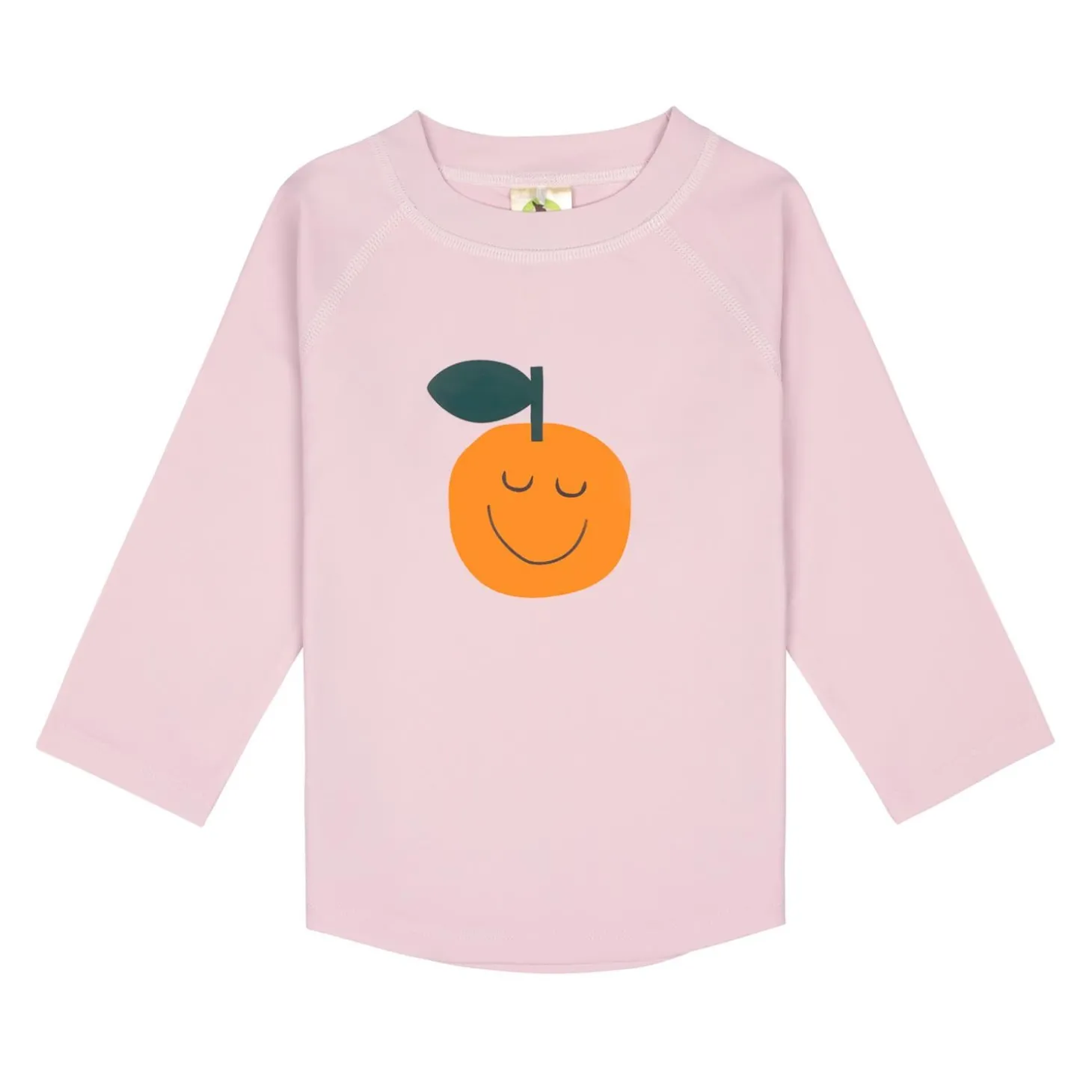 Lässig T-shirt anti-UV manches longues Orange rose pâle