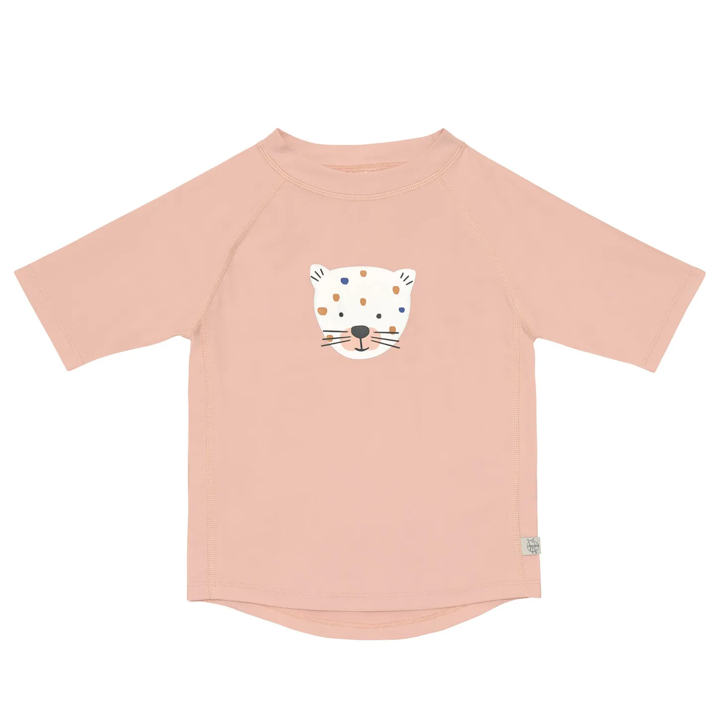 Lässig T-shirt manches courtes Léopard Rose