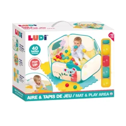 Ludi Aire et tapis de jeu Multicolore 90X85 cm