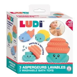 Ludi                    3 aspergeurs lavable Aquacopains    Multicolore