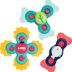 Ludi                    3 Baby Spinners    Multicolore            10 mois