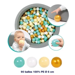 Ludi                    90 Balles de jeu    Multicolore