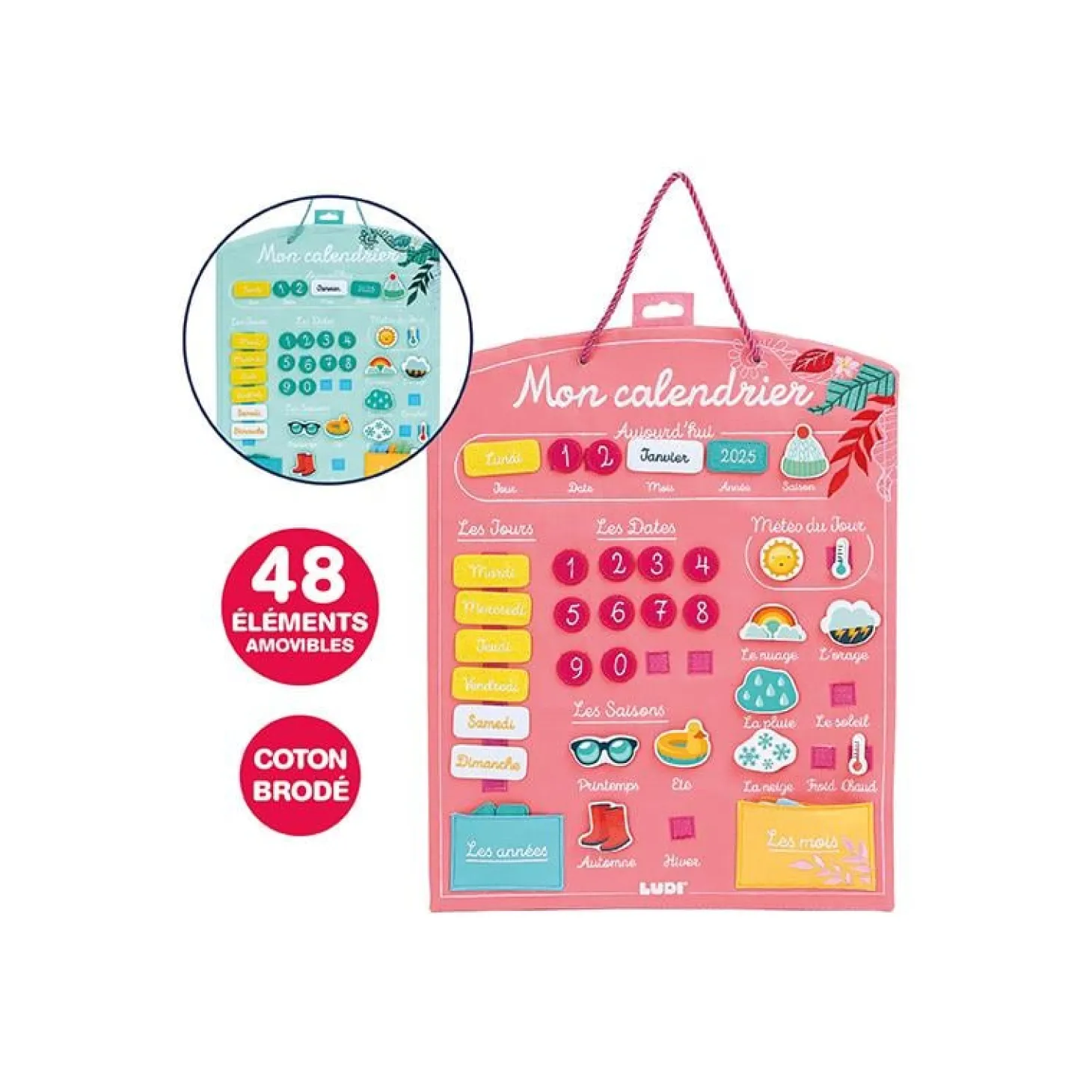 Ludi Calendrier Corail Corail