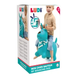 Ludi Chien sauteur Bleu