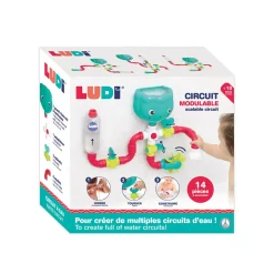 Ludi Circuit à eau Multicolore