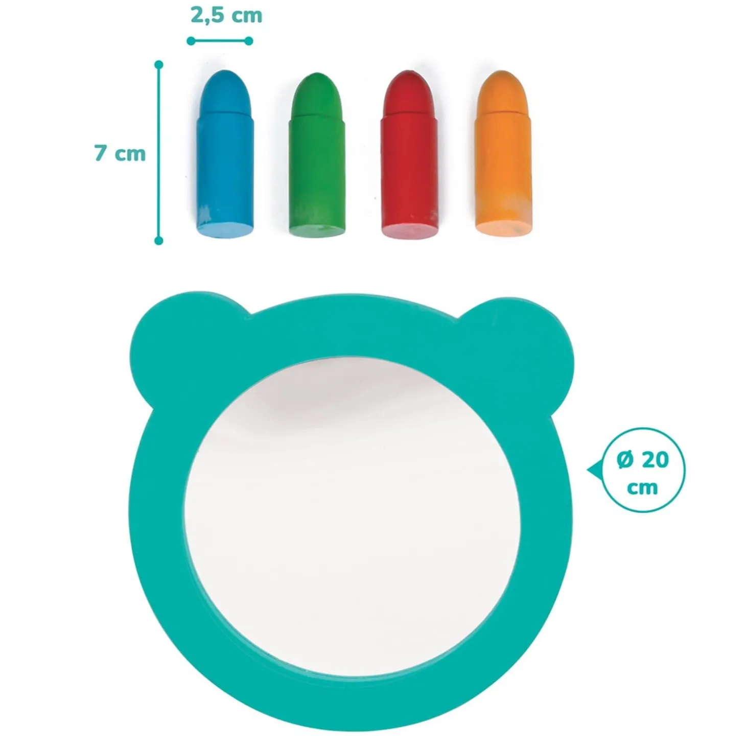Ludi Coffret de bain Aquacolor Multicolore 10 mois