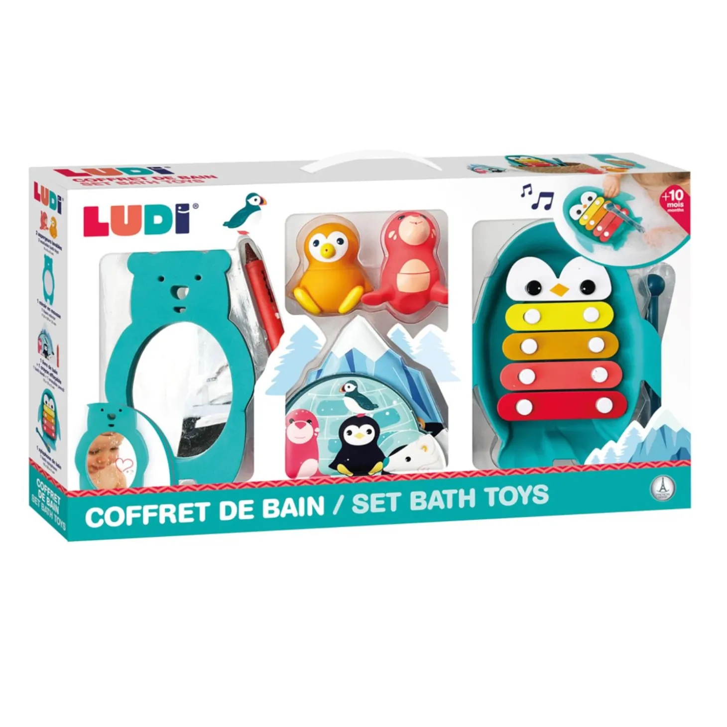 Ludi Coffret de bain Arctique Multicolore