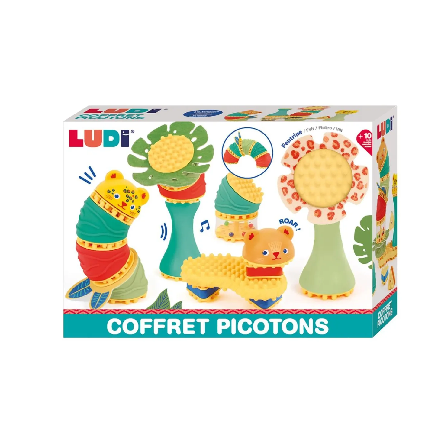 Ludi Coffret Picoton Savane Multicolore