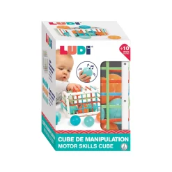 Ludi Cube de manipulation avec balles Multicolore 10 mois