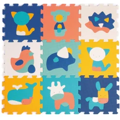 Ludi                    Dalles 9 animaux    Multicolore