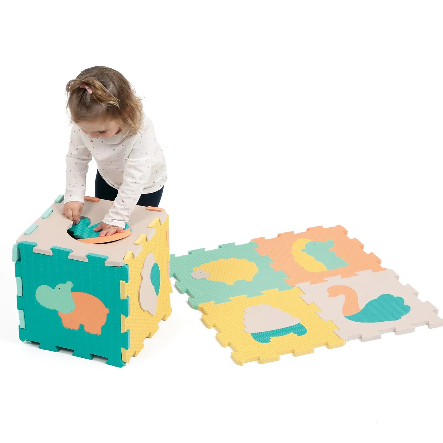 Ludi Dalles 9 animaux Touch Multicolore