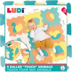 Ludi Dalles 9 animaux Touch Multicolore