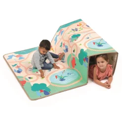 Ludi                    Grand tapis pliable reversible    Multicolore