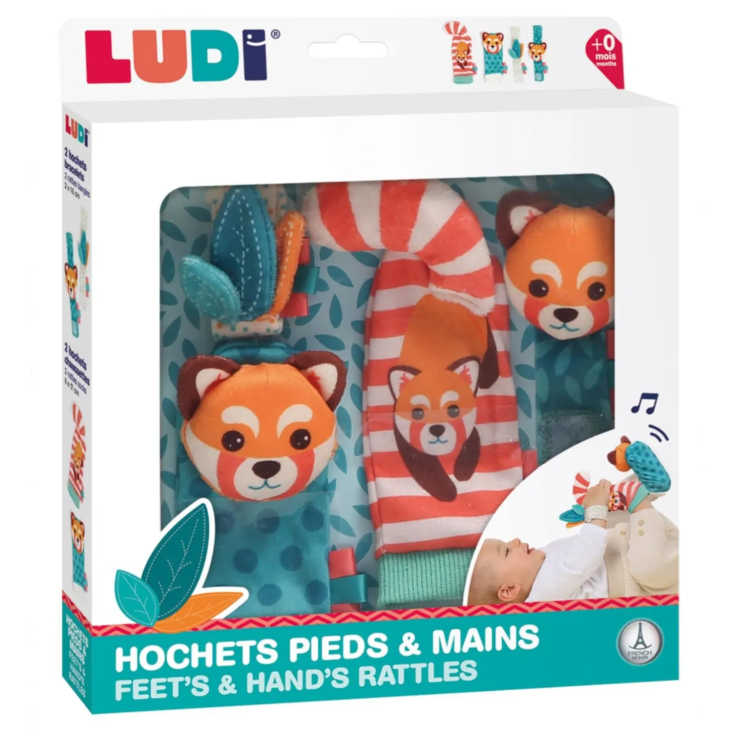 Ludi Hochet pour pieds et mains Multicolore