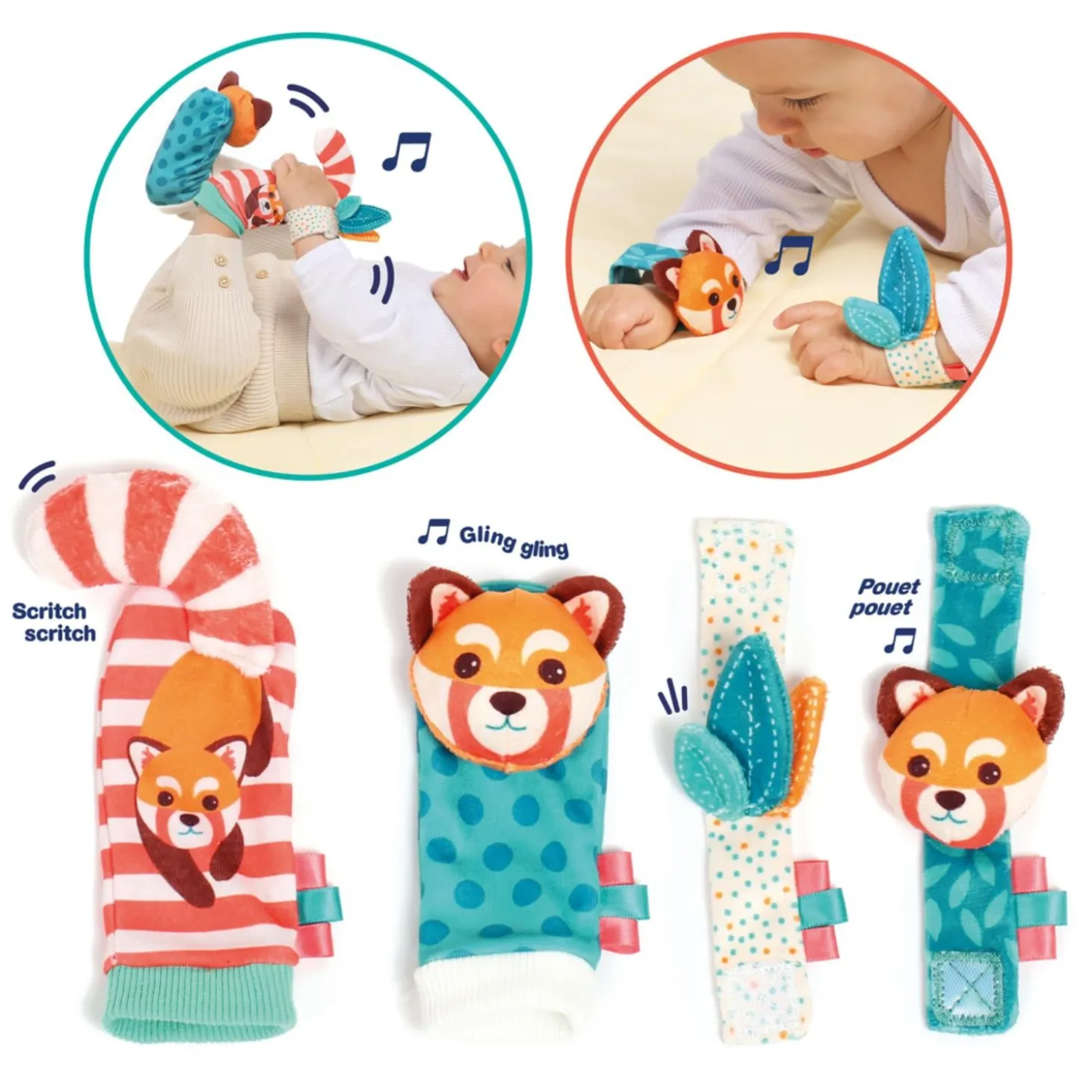 Ludi Hochet pour pieds et mains Multicolore