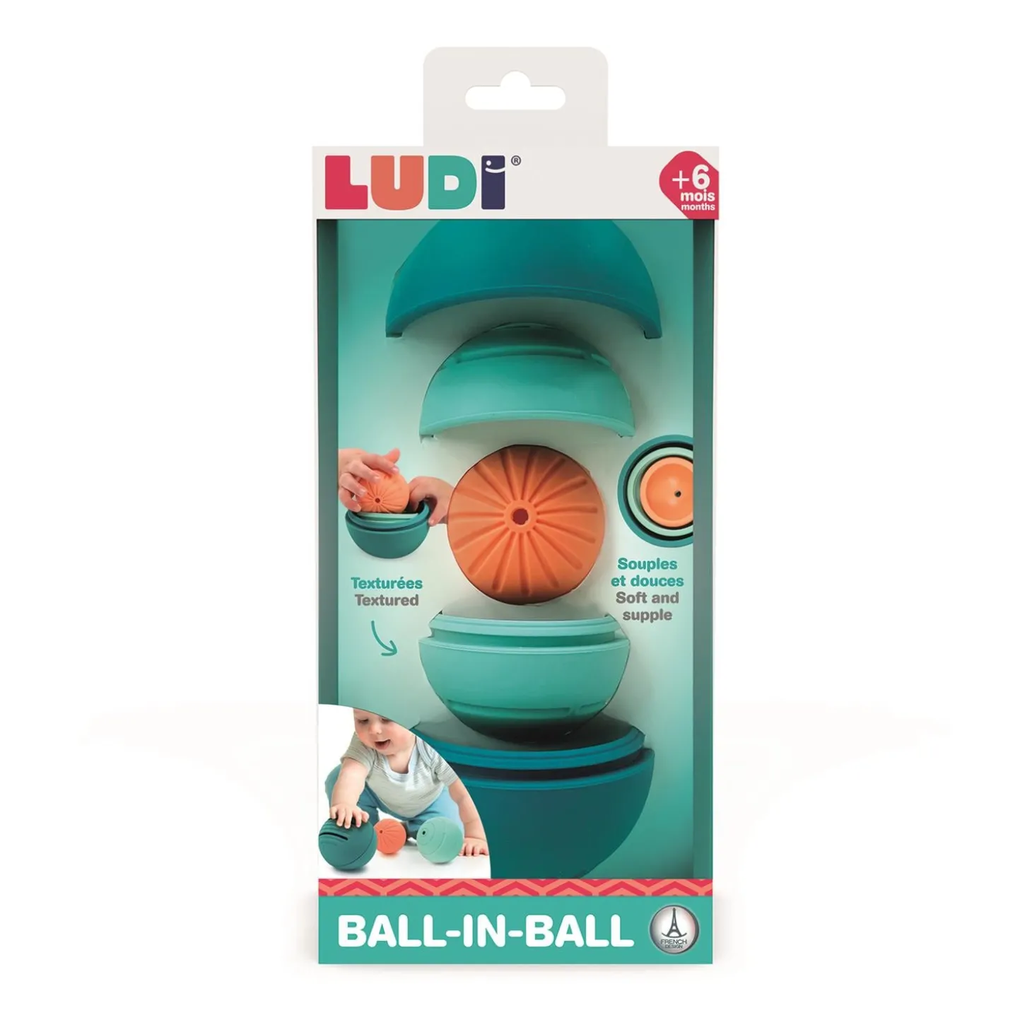 Ludi Jouet Ball in ball Multicolore