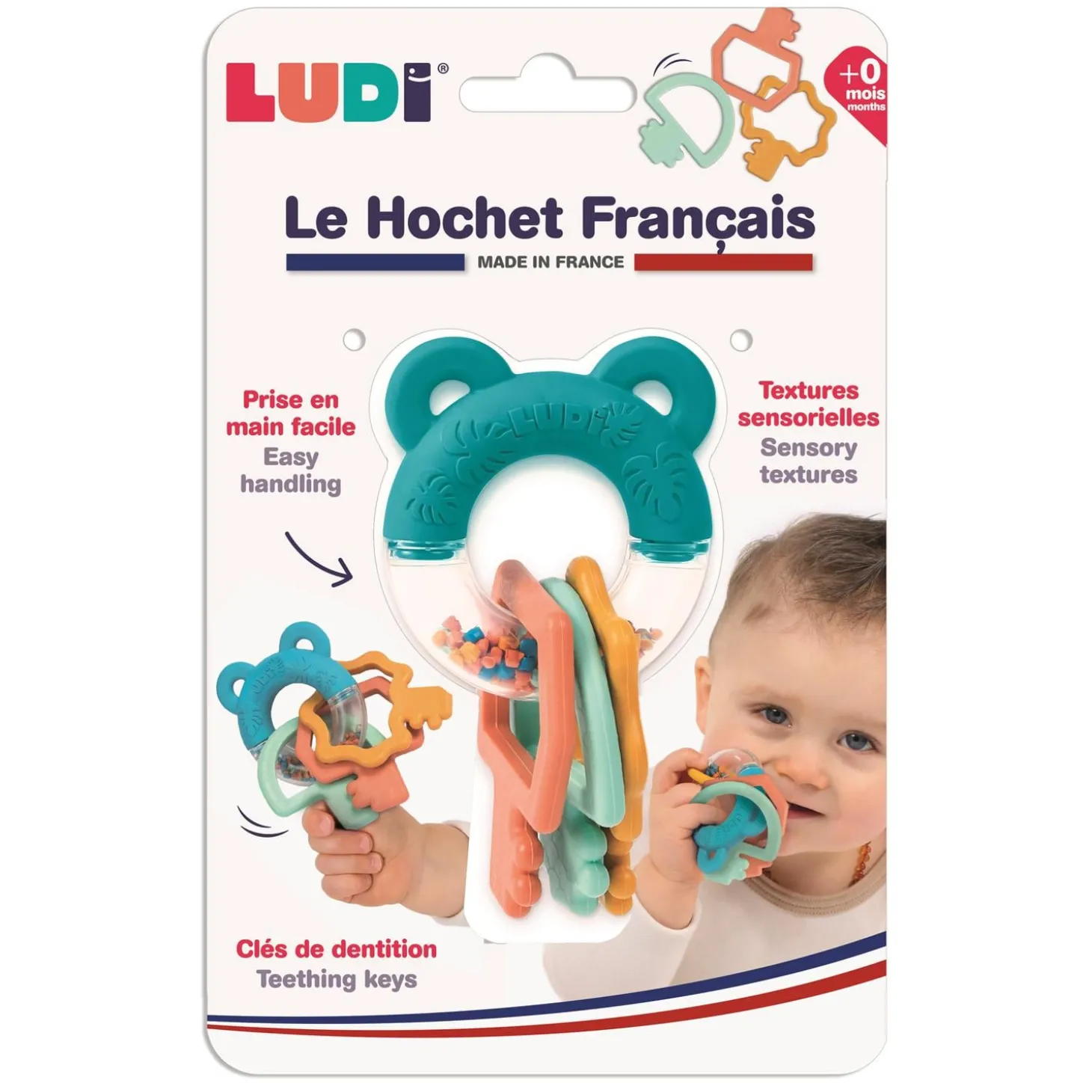 Ludi Le hochet français Multicolore