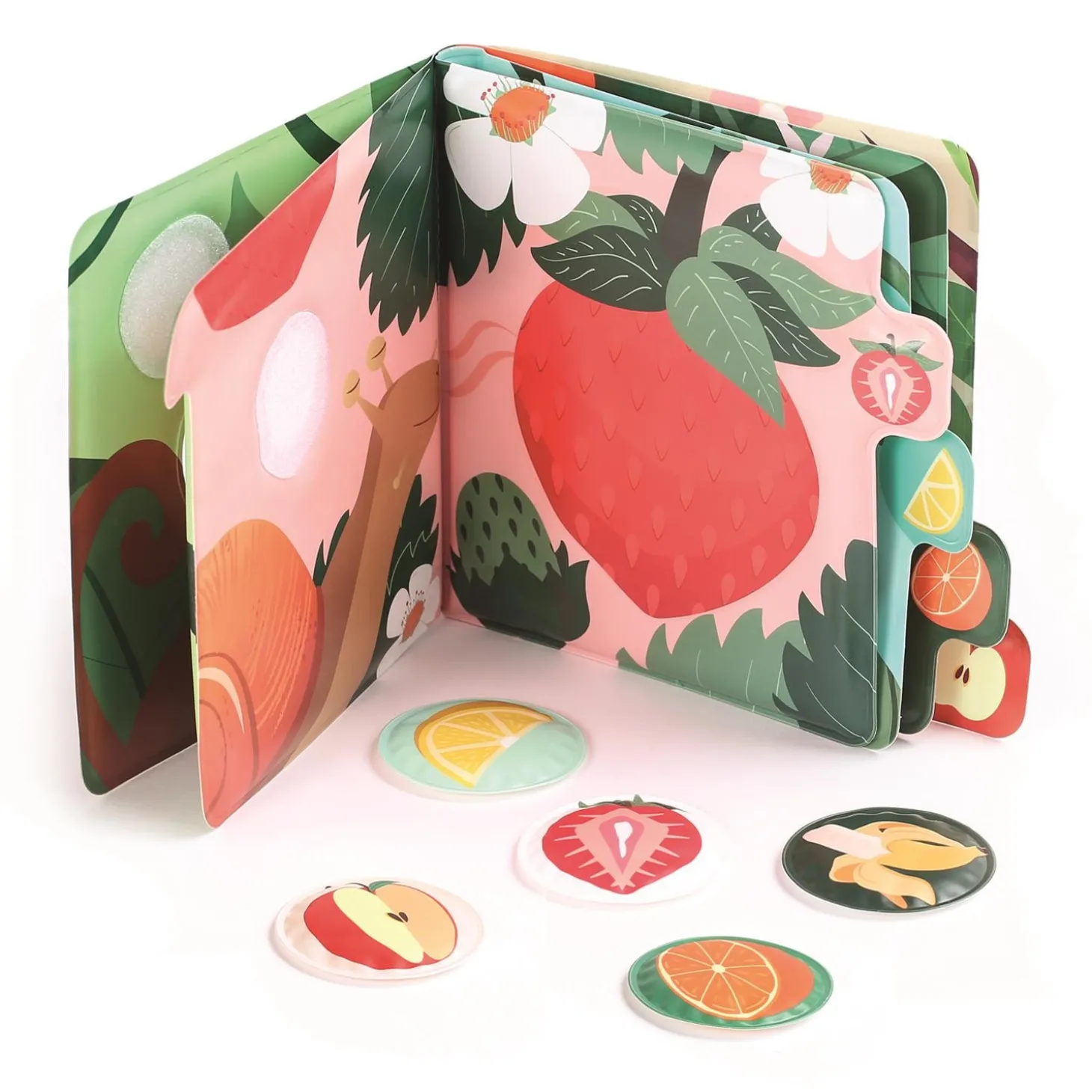 Ludi Livre des odeurs fruits Multicolore