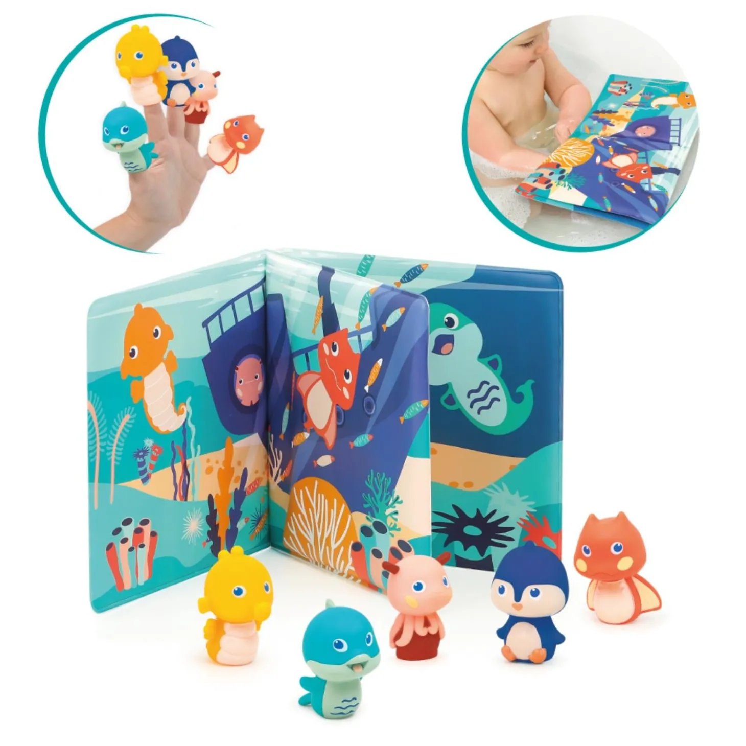 Ludi Livre Pupets Mer Multicolore 20x2x20 cm