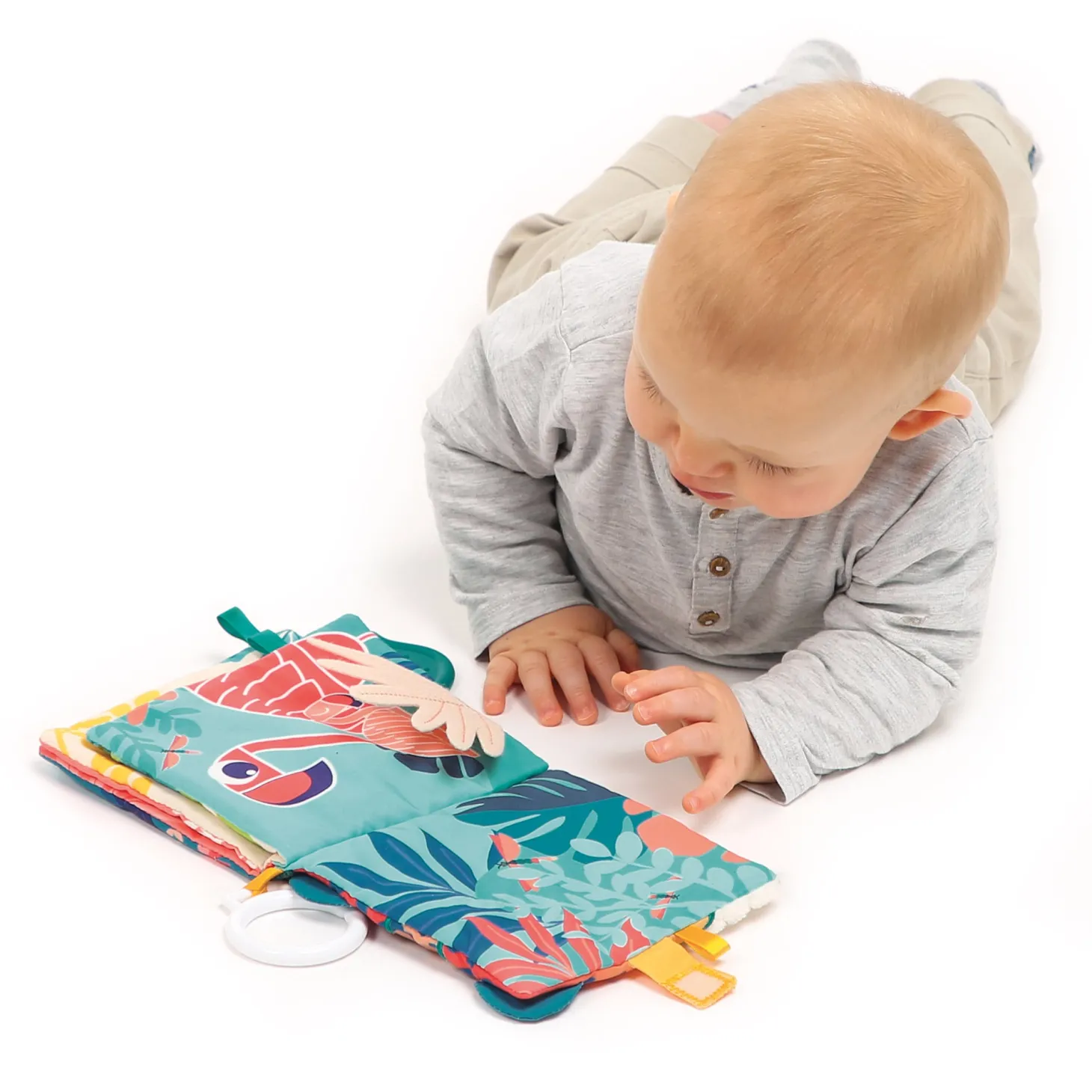 Ludi Livre tissus jungle Multicolore 3 mois